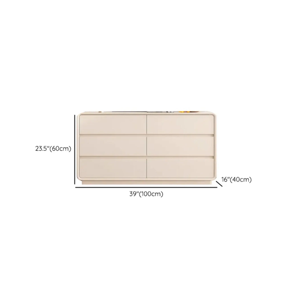 Minimalist Accent Chest for Indoor Use with Multi Drawers