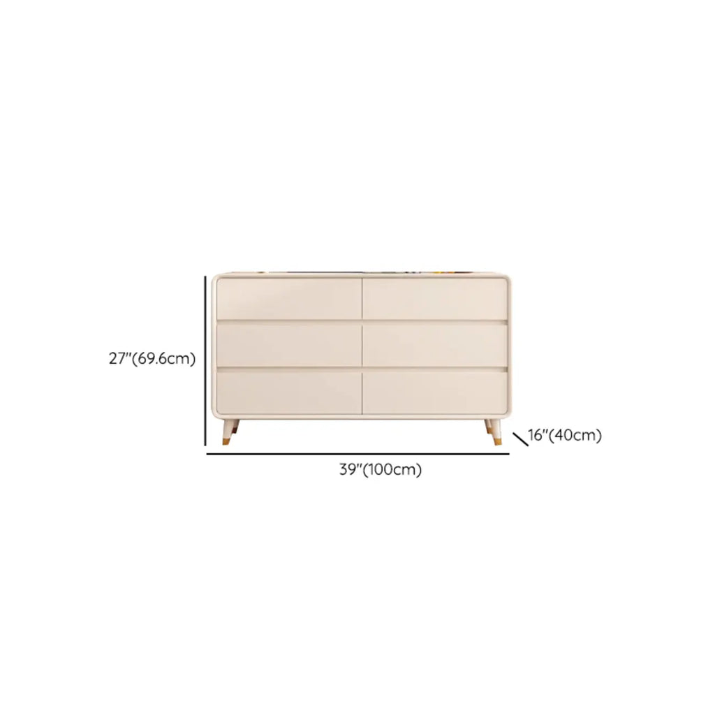 Minimalist Accent Chest for Indoor Use with Multi Drawers