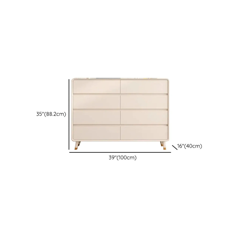 Minimalist Accent Chest for Indoor Use with Multi Drawers