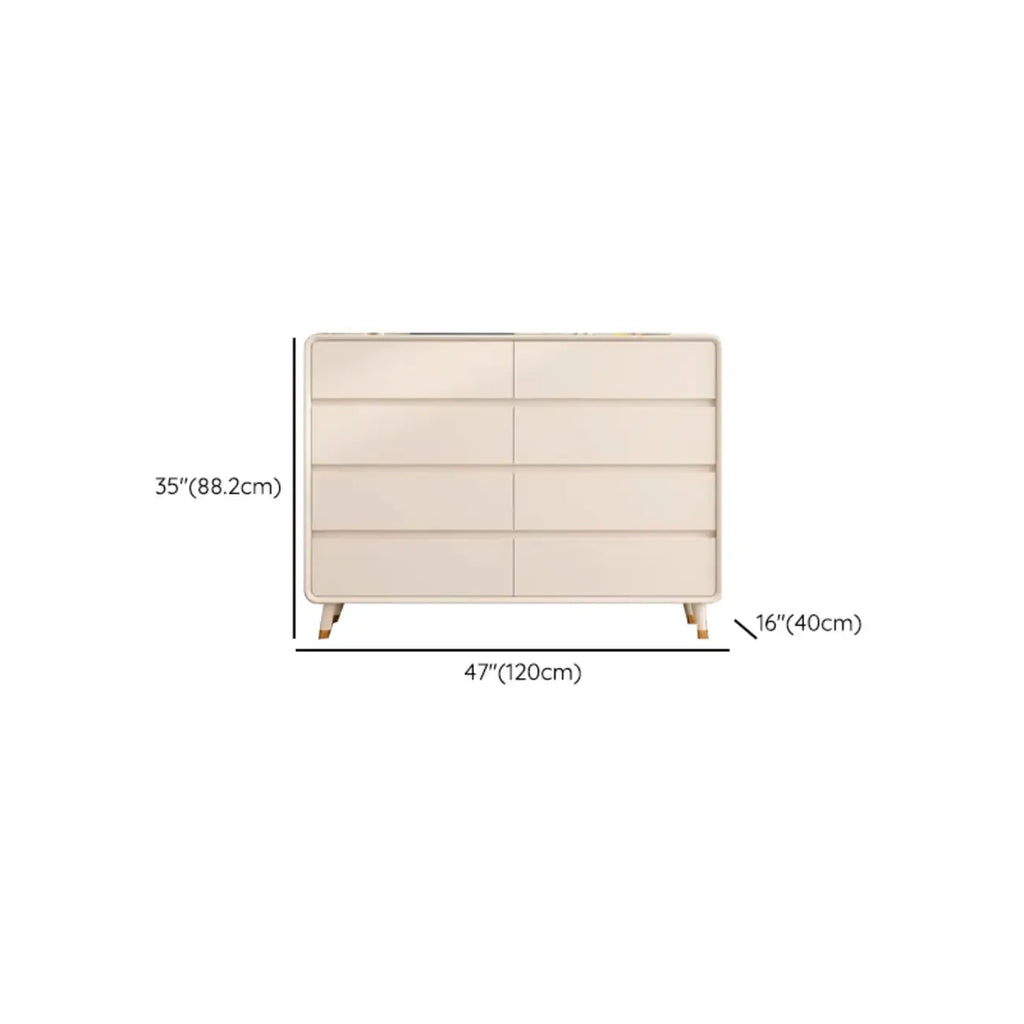 Minimalist Accent Chest for Indoor Use with Multi Drawers