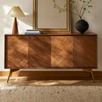 Modern Wood Sideboard Buffet Cabinet