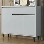Modern Wooden Sideboard with Multi-Drawers and Cabinets