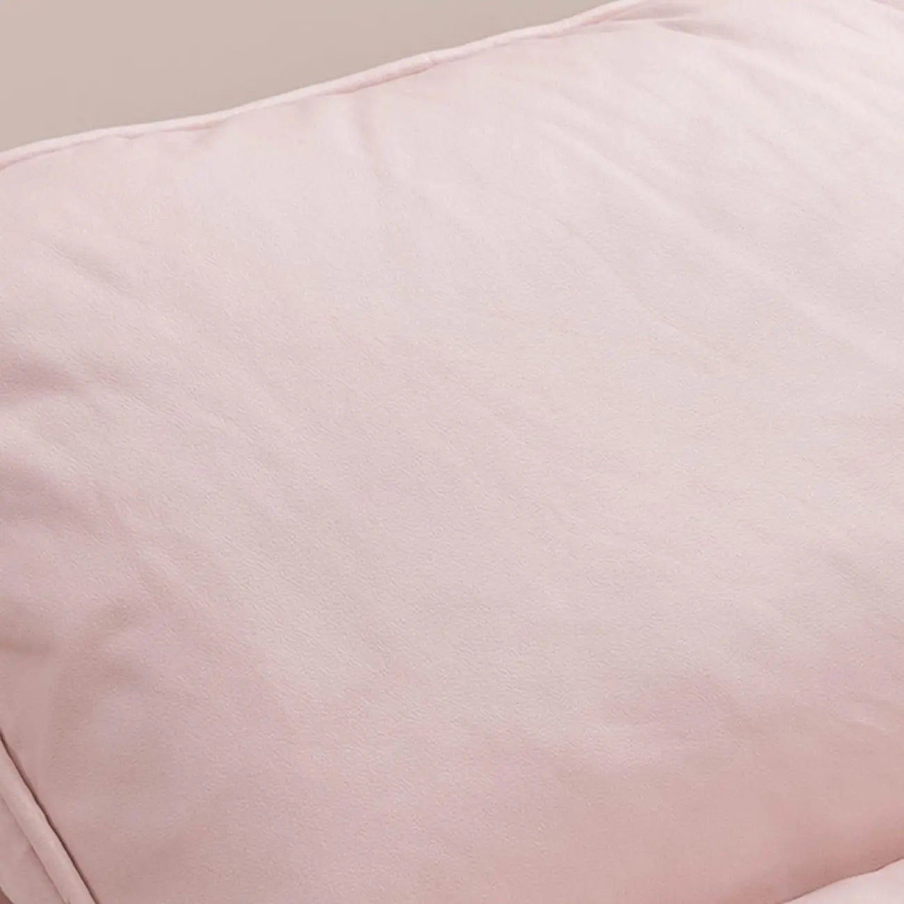 Modern Flannel Upholstered Armless Rocking Chair with Ottoman