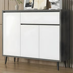 Modern Wooden Sideboard with Multi-Drawers and Cabinets