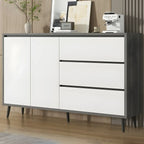Modern Wooden Sideboard with Multi-Drawers and Cabinets