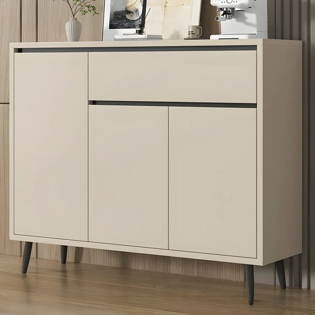 Modern Wooden Sideboard with Multi-Drawers and Cabinets