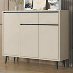 Modern Wooden Sideboard with Multi-Drawers and Cabinets