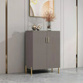 Glam Wooden Sideboard with Shelves and Cabinets