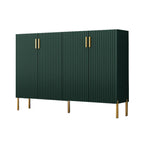 Glam Wooden Sideboard with Shelves and Cabinets
