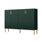 Glam Wooden Sideboard with Shelves and Cabinets