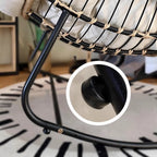 Upholstered Armless Rocking Chair with Cushion for Living room