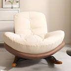 Scandinavian Upholstered Rocking Chair with Optional Ottoman