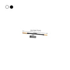 Modern White LED Bathroom Vanity Light with Wood Accent