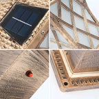 LED Rustic Metal Gold Bollard Lighting for Courtyard Path