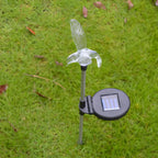 Plastic Blue Butterfly Shaped LED Lawn Decor Light