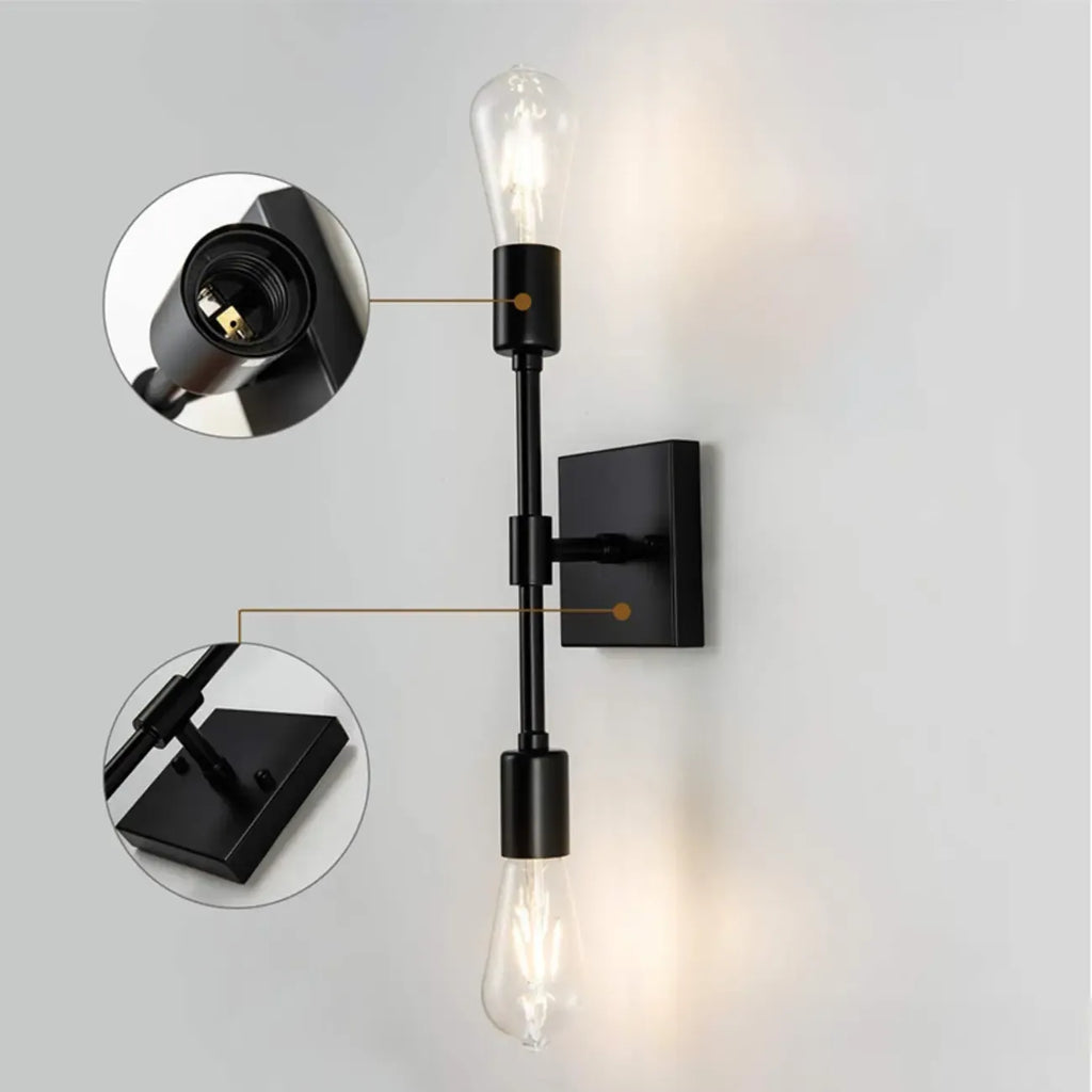 Stylish Dual-Tube Vanity Wall Light for Modern Bathroom