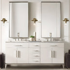 Versatile Bathroom Mini Vanity Light with Clear Glass Shade