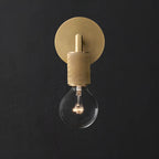 Versatile Bathroom Mini Vanity Light with Clear Glass Shade