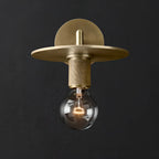 Versatile Bathroom Mini Vanity Light with Clear Glass Shade