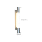 1-Light Minimalist Tube LED Vanity Light for Bathroom