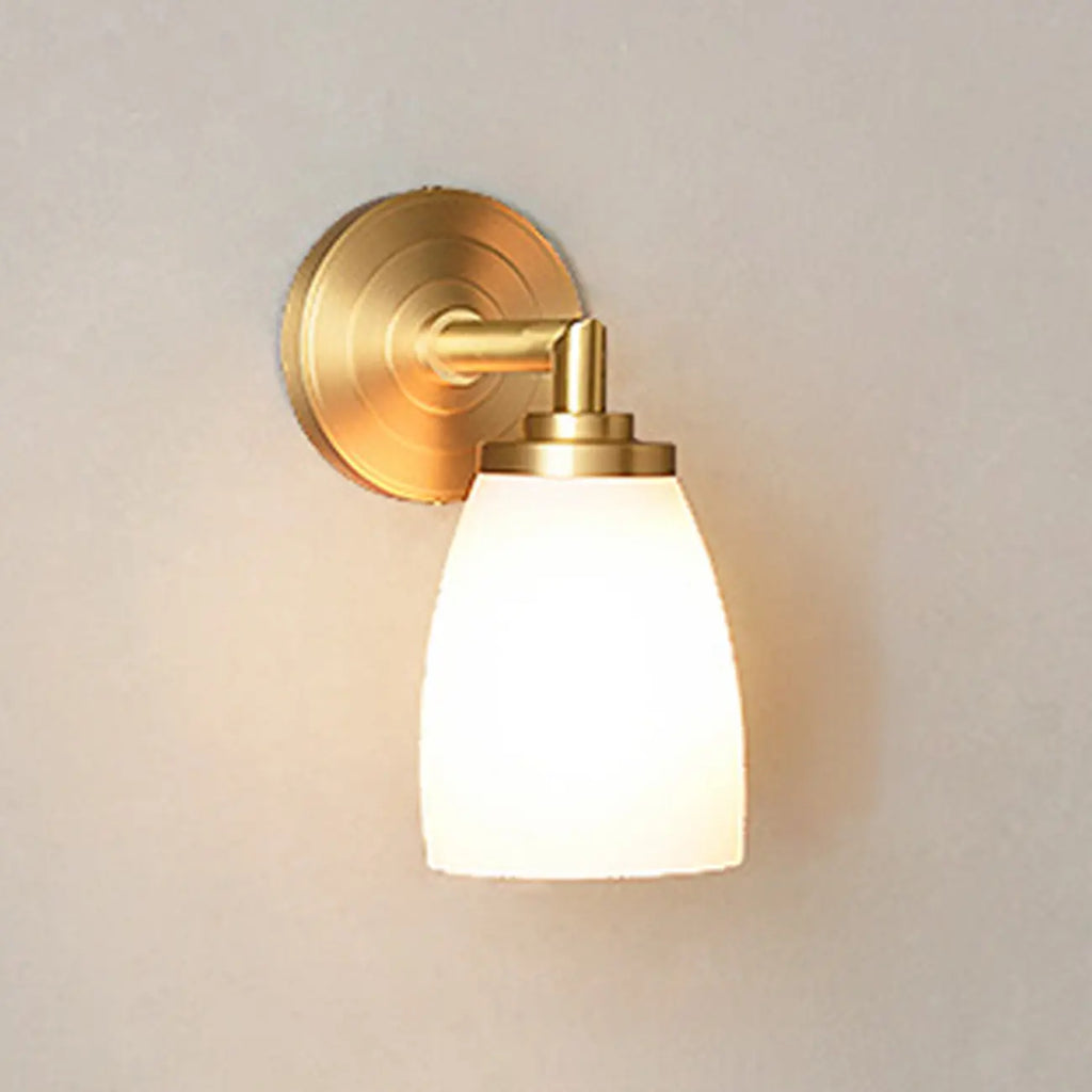 Opal Glass Modern Wall-mounted Vanity Light for Bathroom