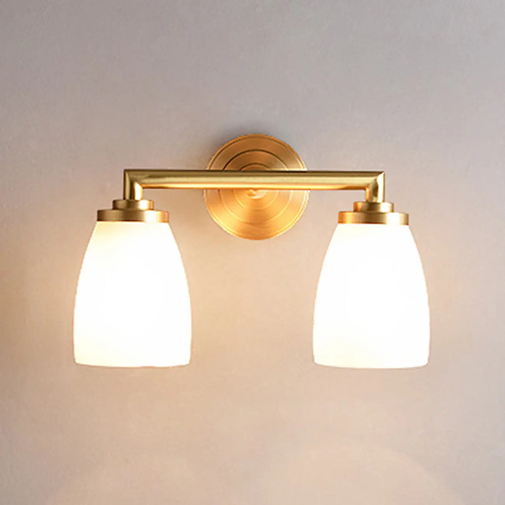 Opal Glass Modern Wall-mounted Vanity Light for Bathroom