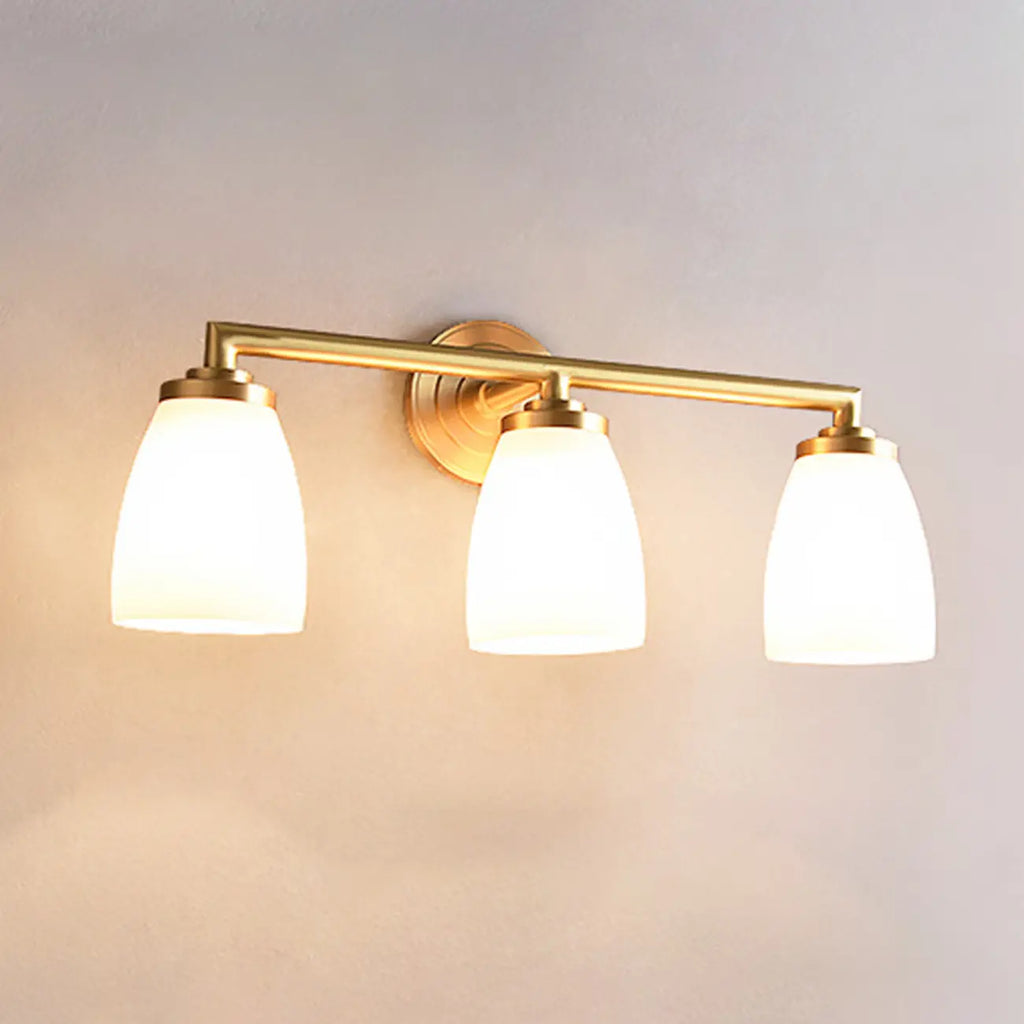 Opal Glass Modern Wall-mounted Vanity Light for Bathroom