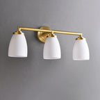 Opal Glass Modern Wall-mounted Vanity Light for Bathroom