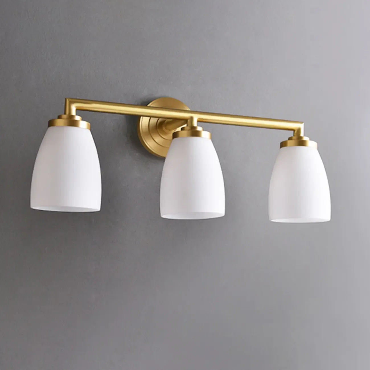 Opal Glass Modern Wall-mounted Vanity Light for Bathroom