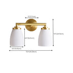 Opal Glass Modern Wall-mounted Vanity Light for Bathroom