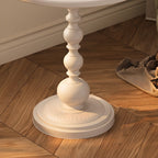 Nordic Round Black Metal Accent Table for Living Room