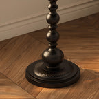 Nordic Round Black Metal Accent Table for Living Room