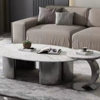 Classic Small Round Metal Side Table for Living Room