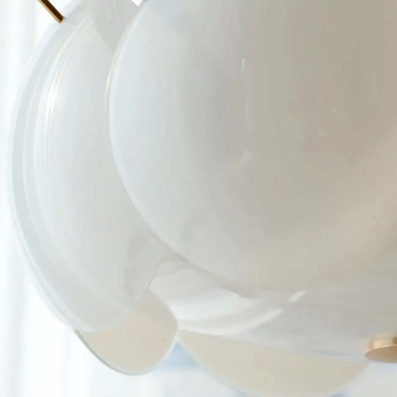 Geometric Round Ceiling Light Fixture for Modern Living Room