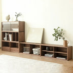 Modern Pine Rectangular Accent Cabinet for Home Display