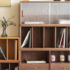 Modern Pine Rectangular Accent Cabinet for Home Display