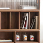 Modern Pine Rectangular Accent Cabinet for Home Display