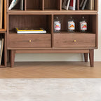 Modern Pine Rectangular Accent Cabinet for Home Display