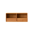 Modern Pine Rectangular Accent Cabinet for Home Display