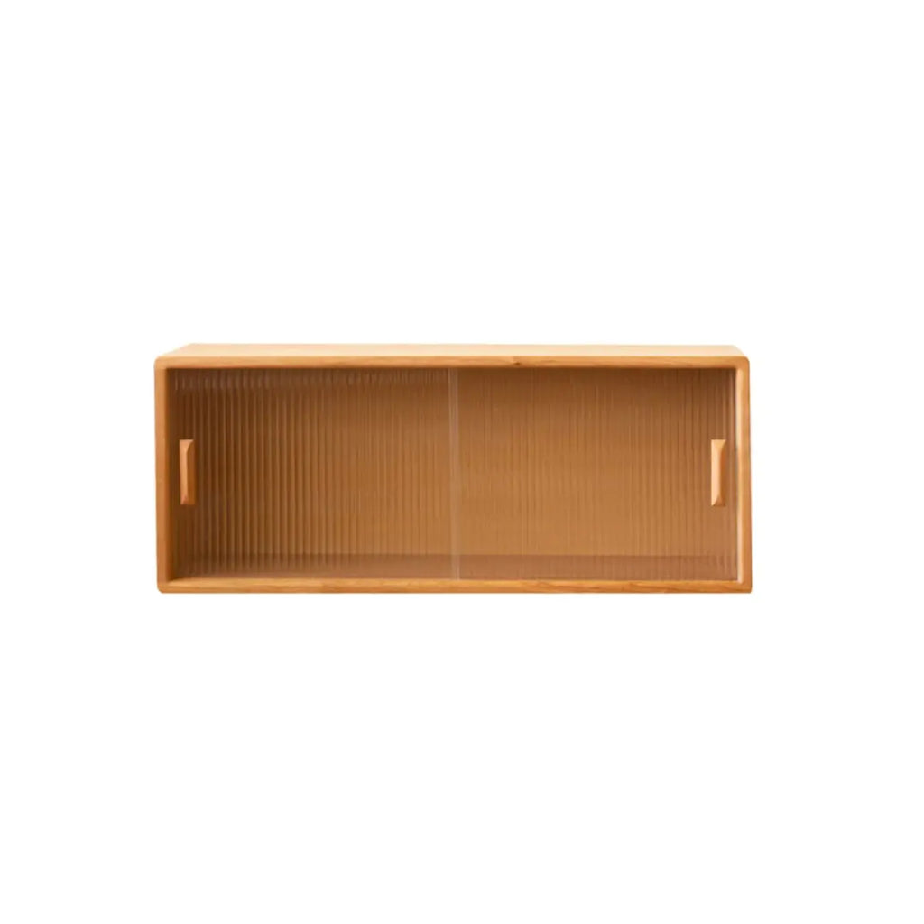 Modern Pine Rectangular Accent Cabinet for Home Display