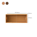 Modern Pine Rectangular Accent Cabinet for Home Display