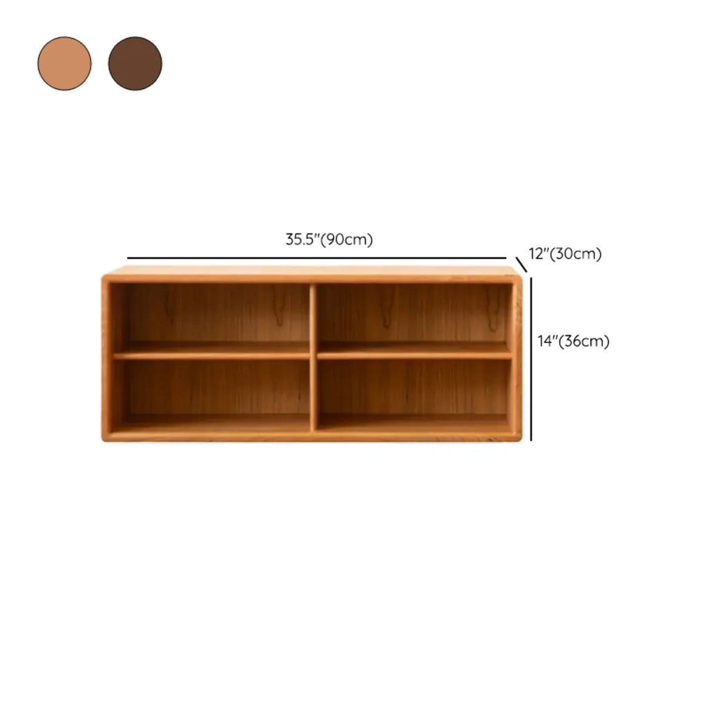 Modern Pine Rectangular Accent Cabinet for Home Display