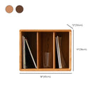 Modern Pine Rectangular Accent Cabinet for Home Display