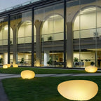 LED White Stone Shaped Landscape Light for Lawn Decor