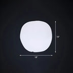 LED White Stone Shaped Landscape Light for Lawn Decor