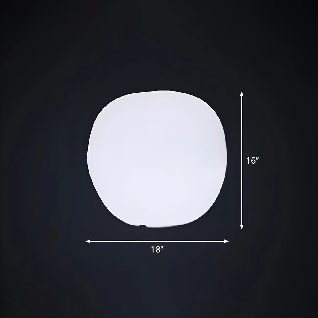 LED White Stone Shaped Landscape Light for Lawn Decor