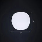 LED White Stone Shaped Landscape Light for Lawn Decor