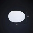 LED White Stone Shaped Landscape Light for Lawn Decor