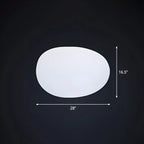 LED White Stone Shaped Landscape Light for Lawn Decor