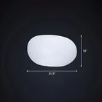 LED White Stone Shaped Landscape Light for Lawn Decor